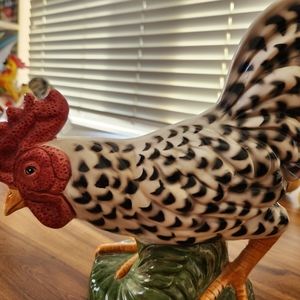 Ceramic rooster